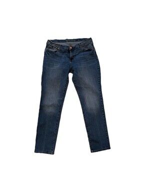 Old Navy Original Mid Rise Jeans Womens Size 14 Blue Straight Denim Pants
